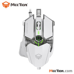 MeeTion MT-M990S RGB Programmable Gaming Mouse -White