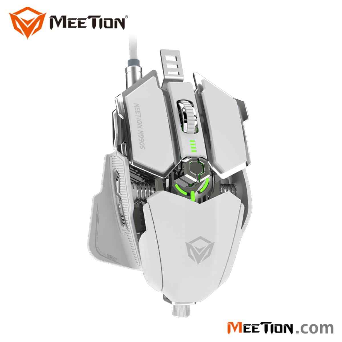 MeeTion MT-M990S RGB Programmable Gaming Mouse -White MeeTion MT-M990S RGB Programmable Gaming Mouse -White