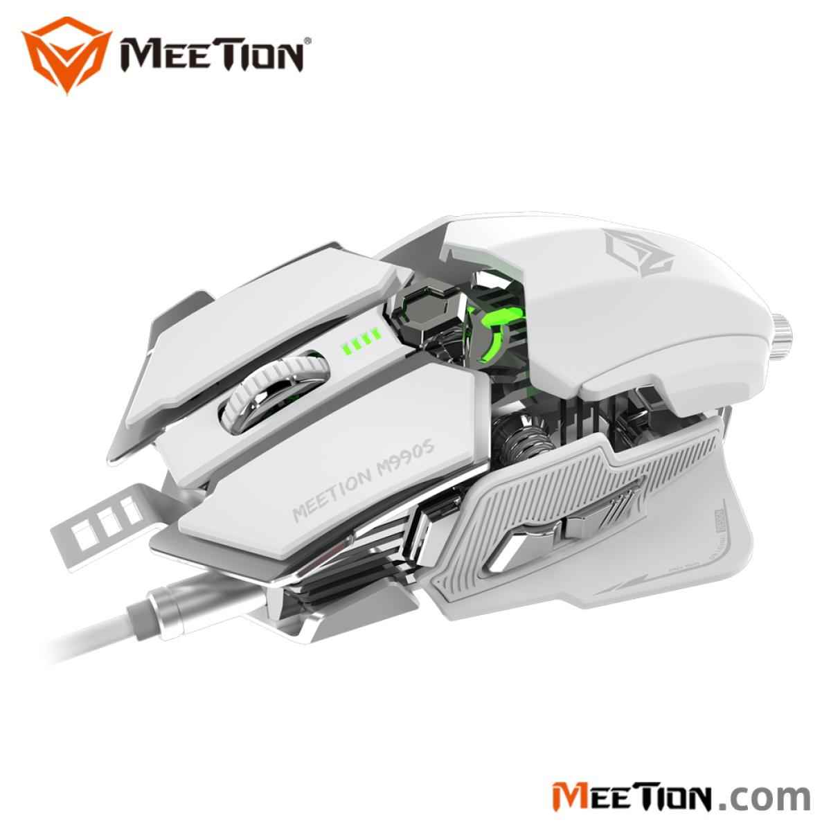MeeTion MT-M990S RGB Programmable Gaming Mouse -White MeeTion MT-M990S RGB Programmable Gaming Mouse -White