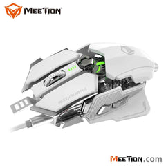 MeeTion MT - M990S RGB Programmable Gaming Mouse - White