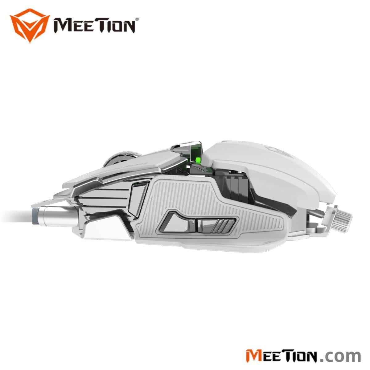 MeeTion MT-M990S RGB Programmable Gaming Mouse -White MeeTion MT-M990S RGB Programmable Gaming Mouse -White