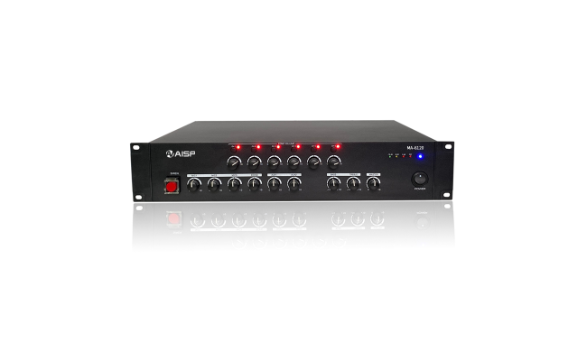 Aisp Ma 6120 6 Zone Amplifier with Siren 120w, audio