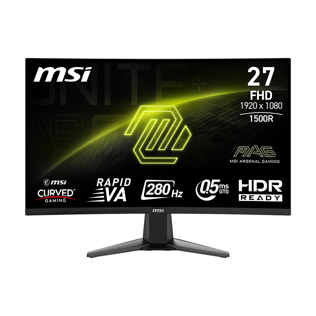 MSI MAG 276CXF 27" (FHD) 280Hz HDR Gaming Monitor - Black