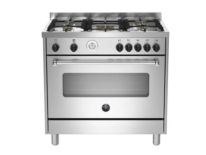 MAS95C1MXV Bertazzoni Oven 90 Cm, 5 Copper Burners, 142 Liters