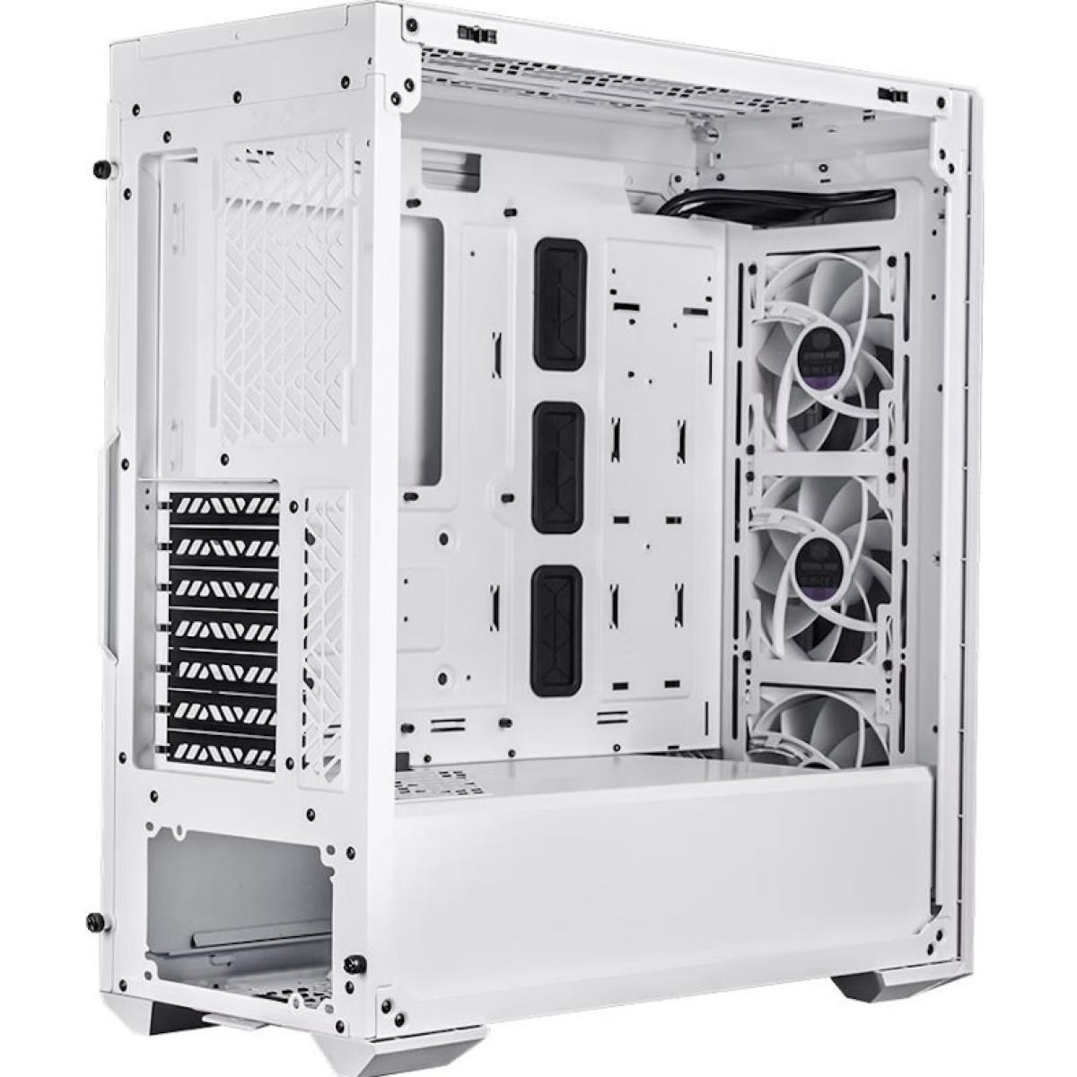 Cooler Master MASTERBOX 520 MESH ARGB Mid Tower Tempered Glass Gaming Case w/ 3 x120mm CF120 ARGB Fan - White Cooler Master MASTERBOX 520 MESH ARGB Mid Tower Tempered Glass Gaming Case w/ 3 x120mm CF120 ARGB Fan - White