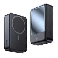 Mcdodo Mc 5021 Magnetic Battery Pack 20000mah, Magnetic Power Bank 20w Pd Fast Charging, Portable Charger Power Bank 15w Wireless Fast Charging Black