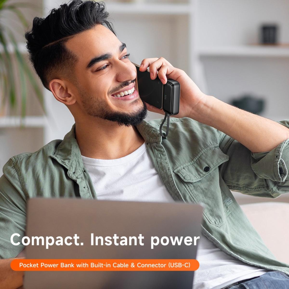 Mcdodo Mc 7760 Mdd Free Kit Series Power Bank With Usb C Plug Digital Display 5000mah 20w Portable Phone Charger Black Mcdodo Mc 7760 Mdd Free Kit Series Power Bank With Usb C Plug Digital Display 5000mah 20w Portable Phone Charger Black