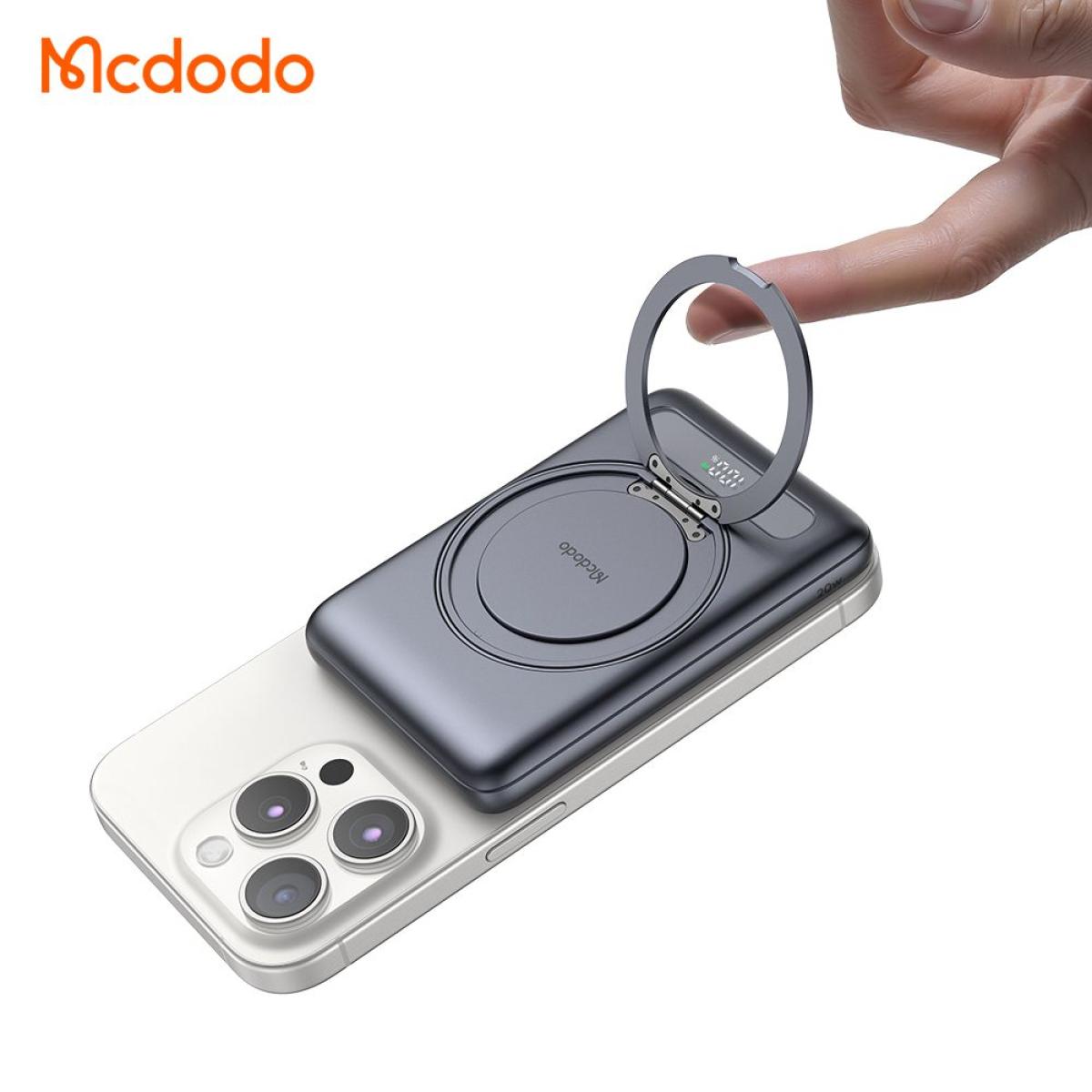 Mcdodo Mc 8361 Magnetic Power Bank 5000mah With Screen Slim Metal Rotating Stand 20w Fast Charging Design For Office/home Use Black Mcdodo Mc 8361 Magnetic Power Bank 5000mah With Screen Slim Metal Rotating Stand 20w Fast Charging Design For Office/home Use Black
