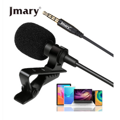 Jmary MC - R1 3.5mm Lavalier Microphone 2 meter, microphones