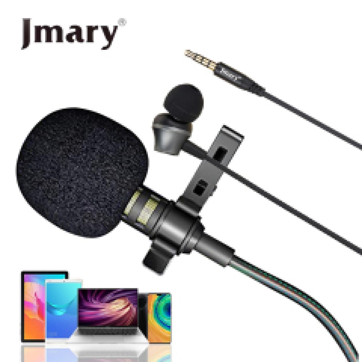 Jmary MC-R5 Professional 3.5mm Lavalier Microphone with Earphone