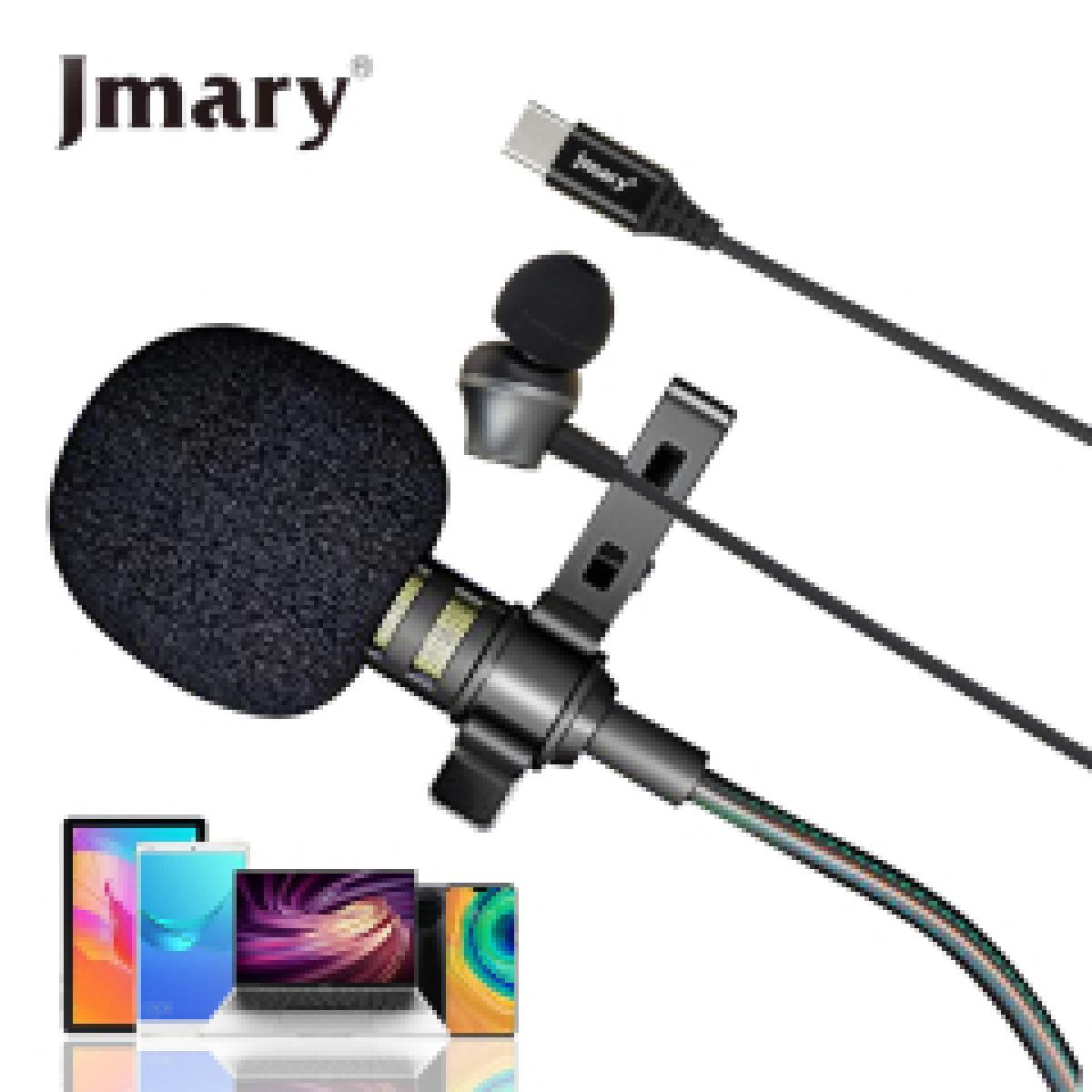 Jmary MC-R6S Professional Type-C Lavalier Microphone with Earphone