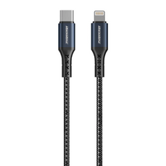 Rockrose USB-C to lightning Cable Sparta CL, 27Watts, 2Mm, Black & Midnight Blue - Sparta CL2