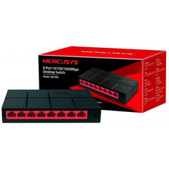MERCUSYS MS108G 8-Port Gigabit Network Switch, Ethernet Splitter | 10/100/1000Mbps Ethernet Switch, Energy Saving up to 82%, Plug & Play, Desktop & Wall-Mounting, Home/Office/Dormitory