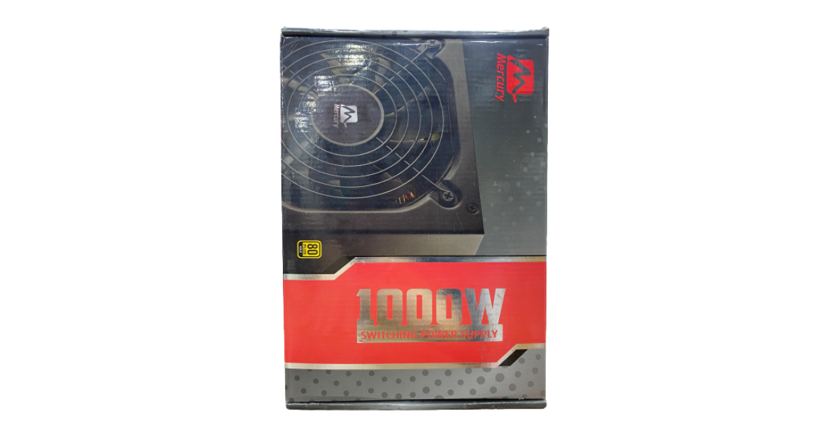 MERCURY POWER SUPPLY M1000-GSM 1000W 80 Plus Gold Certified ***CPU(4+4) x 1 Only