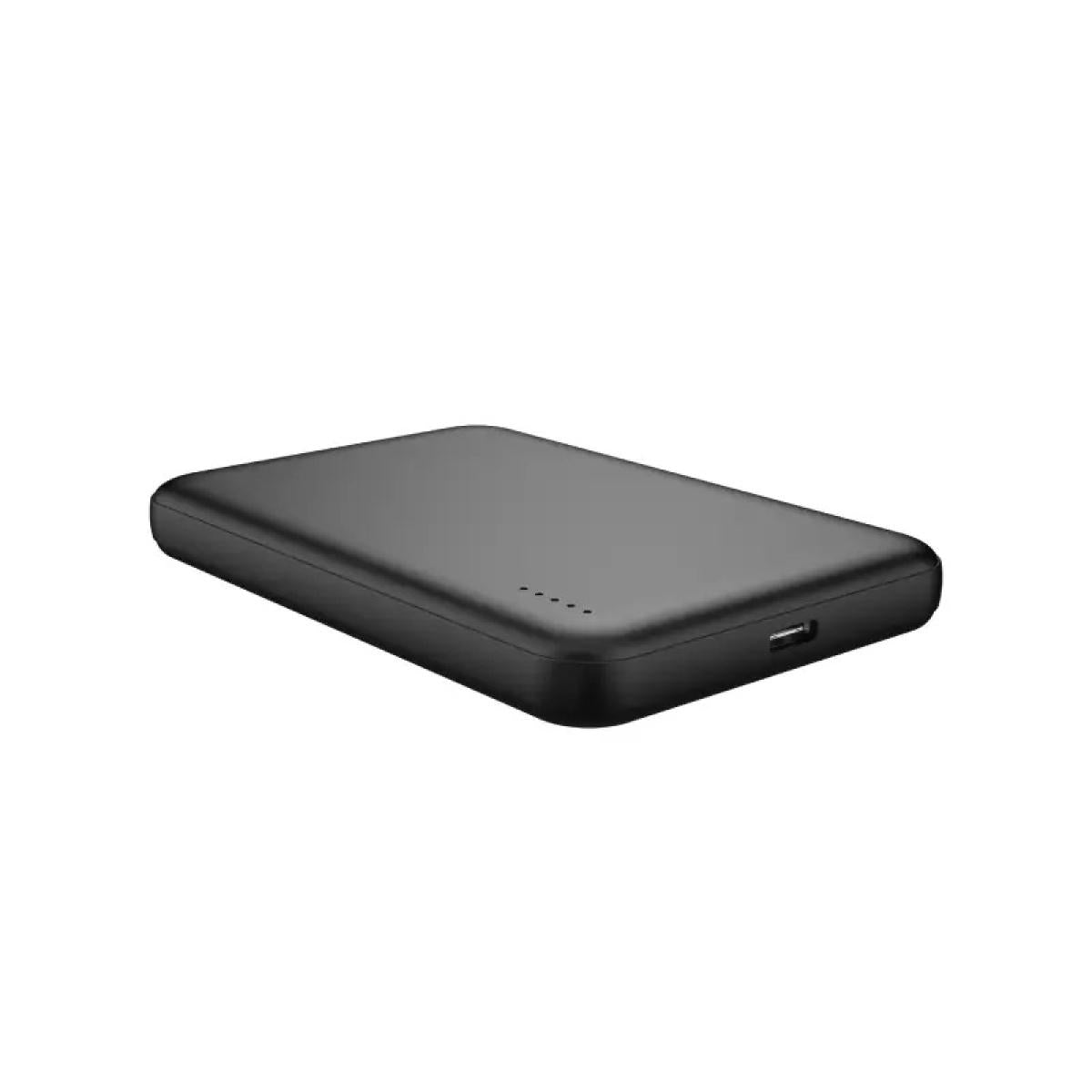 Huntkey MG01-5K 5000mAh Wireless Magnetic Power Bank 85V 19.25Wh -Black