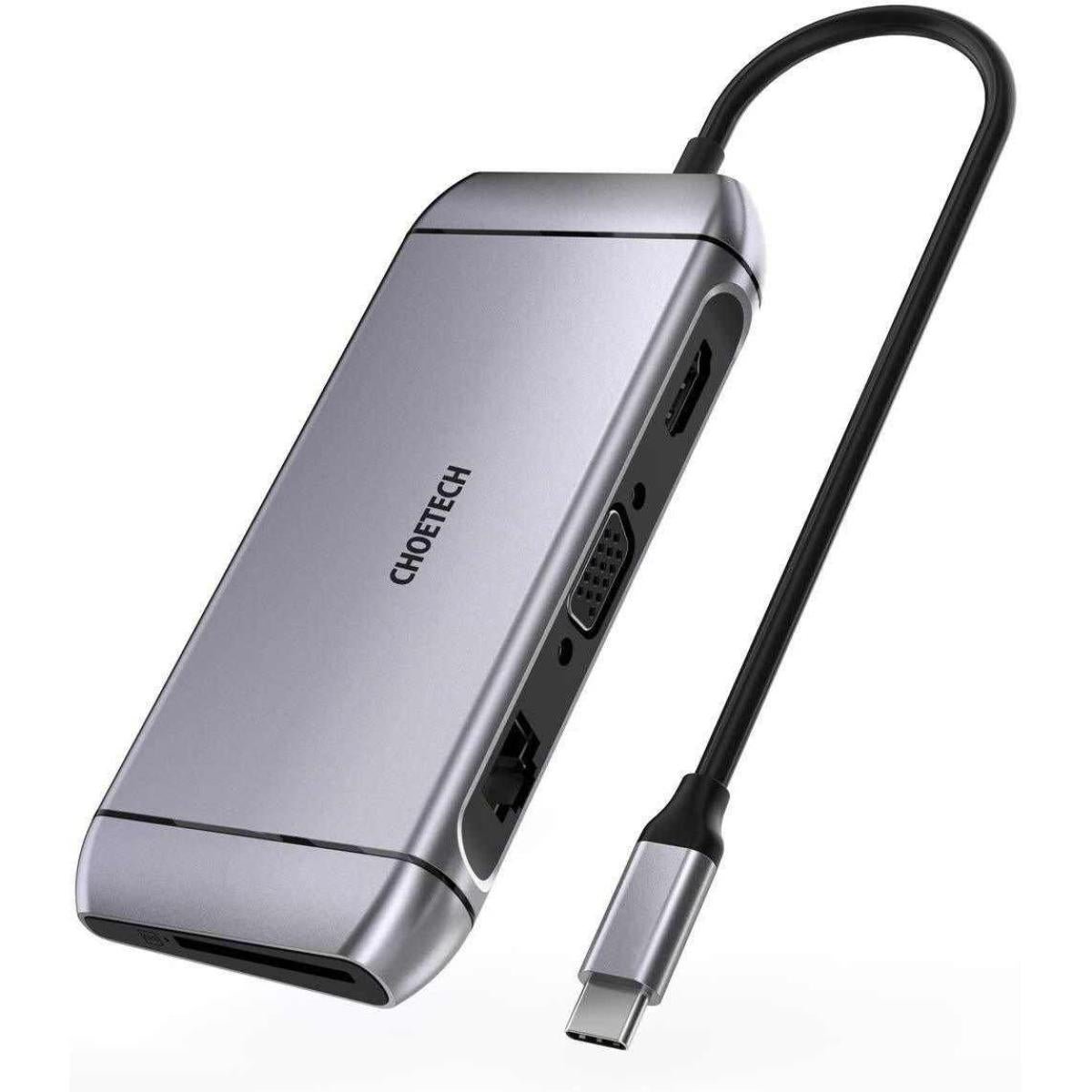Choetech Hub M15 9 In 1 Usb C 3.0 Docking Station Type C