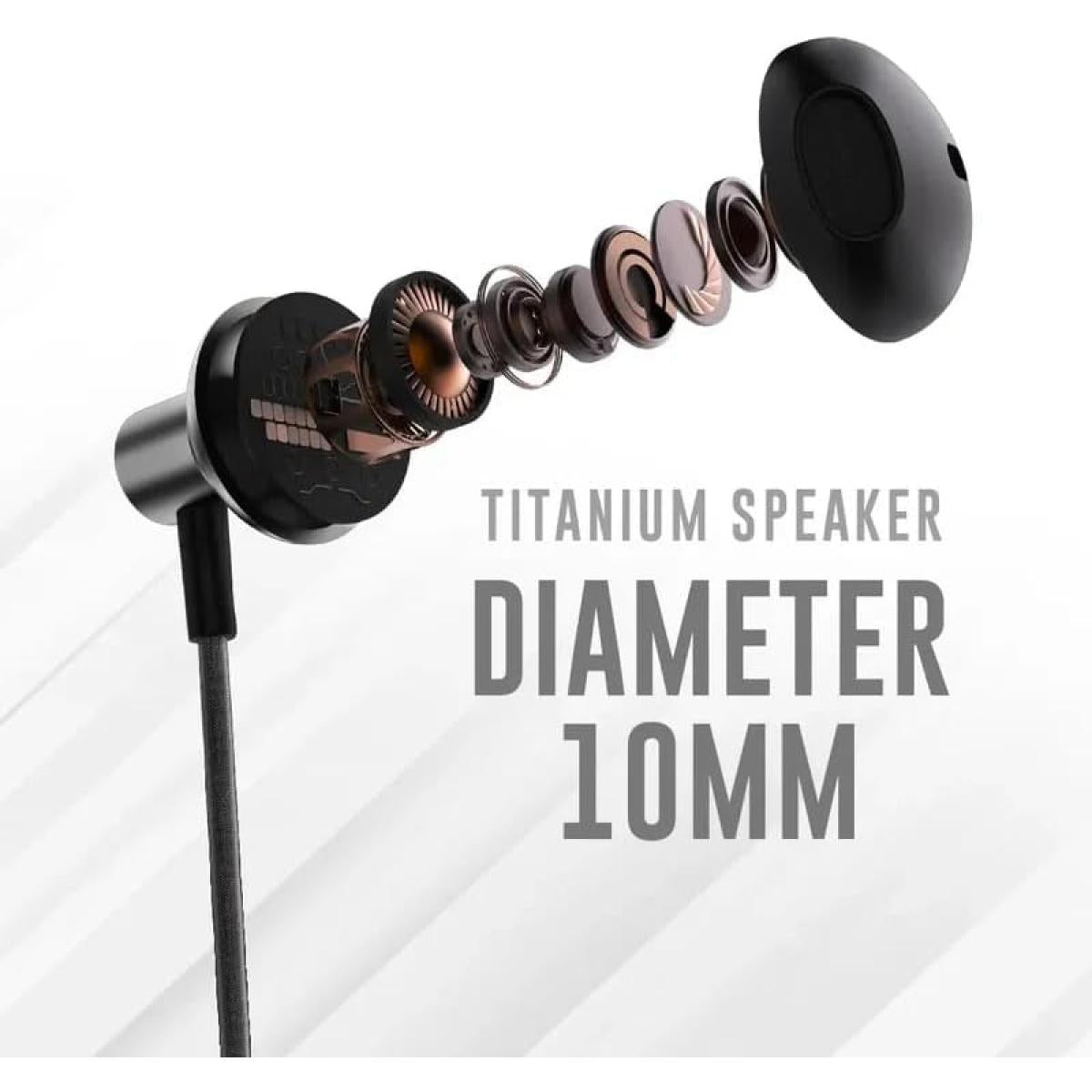 Hifuture Mi5 Semi In Ear Usb C Wired Earphones With Mic, Hi Res Sound, Black Hifuture Mi5 Semi In Ear Usb C Wired Earphones With Mic, Hi Res Sound, Black