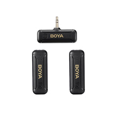 BOYA BY-WM3T2 2.4GHz AUX 3.5mm Wireless Microphone System (Two Mic)
