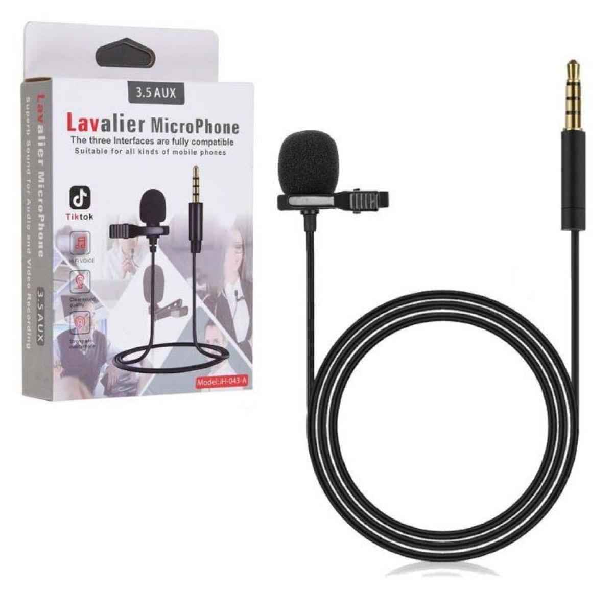 GENERIC clip Microphone 3.5mm Jack Mini Wired Condenser Microphone with microphones