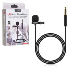 GENERIC clip Microphone 3.5mm Jack Mini Wired Condenser Microphone with microphones