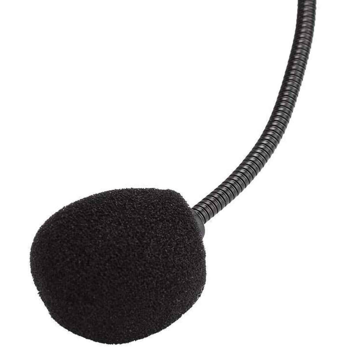 Anti-noise Wired Head Microphone Screw Plug 3.5mm for TV Presenters, Stage Performances