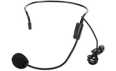 Anti Noise Wired Head Microphone Screw Plug 3.5mm for Tv Presenters, Stage Performances
