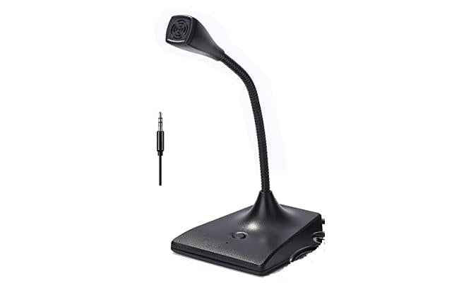 Hy 301 3.5mm Stereo Plug Flexible Professional Condenser Multimedia Microphone