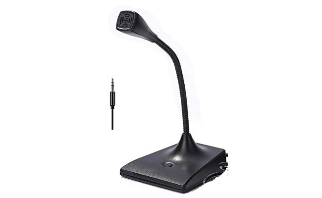 Hy 301 3.5mm Stereo Plug Flexible Professional Condenser Multimedia Microphone