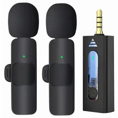 K35 Two Wireless Microphones with 3.5mm Jack