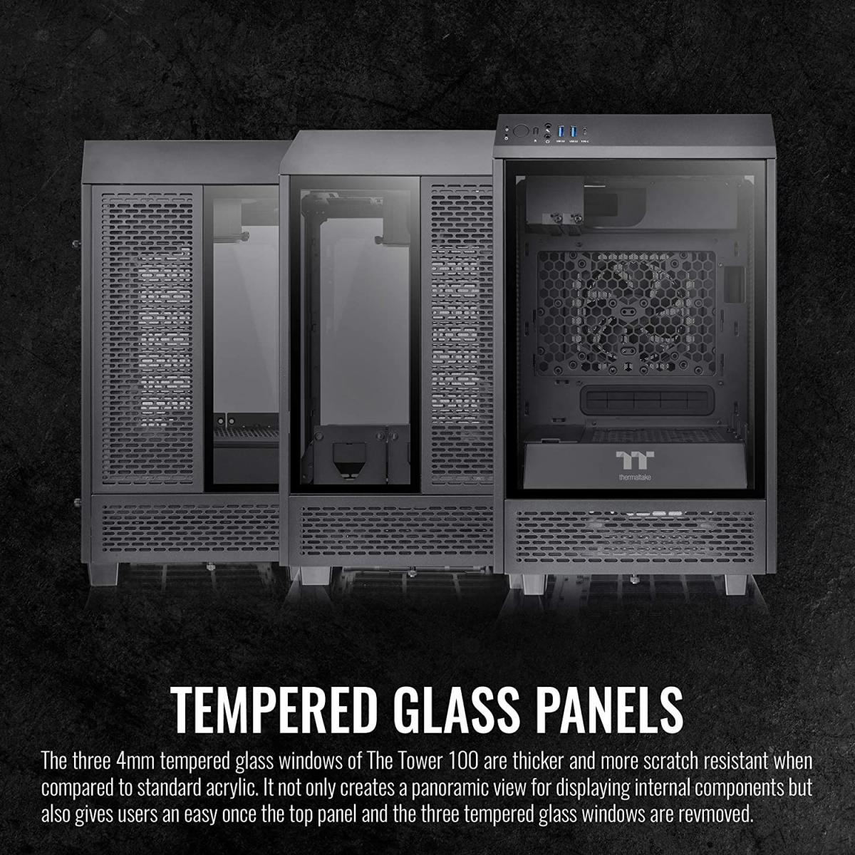 Thermaltake PC case for desktop computer builds and component installation