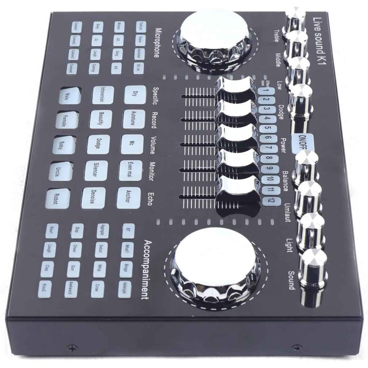 Professional Audio Mixer Sound Board Console with 27 Sound Effects