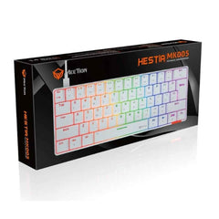 Meetion MK005 Hestia RGB 60% Mechanical Gaming Keyboard - White