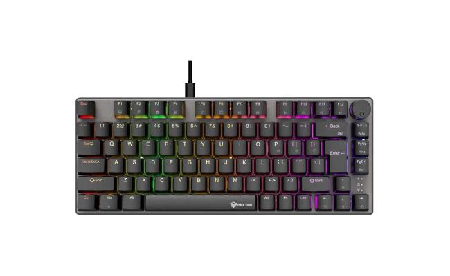 Meetion MK006 Pro 75% RGB Hot Swap Red Switch Mechanical Wired Keyboard with gaming keyboard