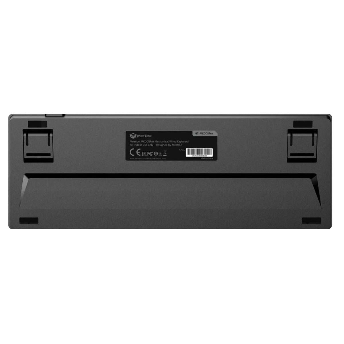 Meetion MK008 Pro 80% RGB Hot-swap Red Switch Mechanical Wired Keyboard