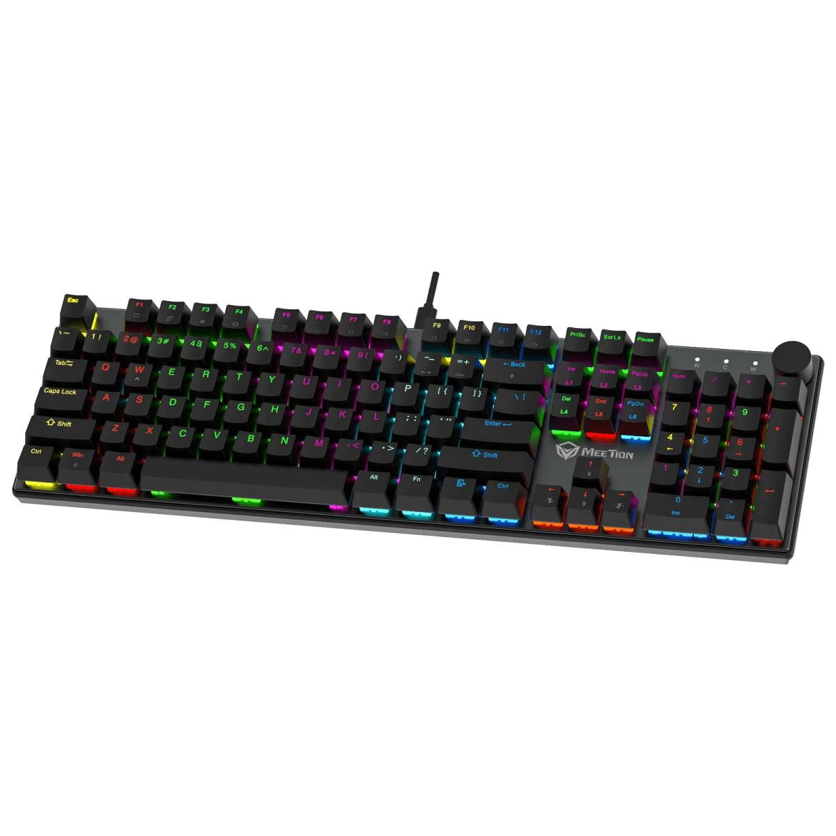 Meetion MK009 Pro Hot-Swap Mechanical Keyboard Red Switch