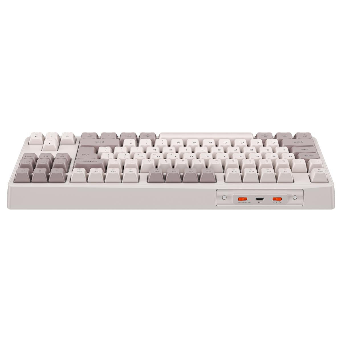 Meetion MK14 Tri Mode 87 Key Connection RGB Wireless Mechanical Gaming Keyboard -White