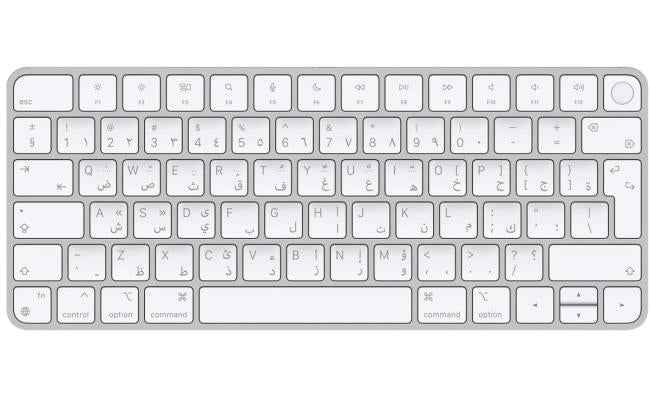 Apple Wireless Magic Keyboard with Touch ID for Mac Models with Apple Silicon - Arabic