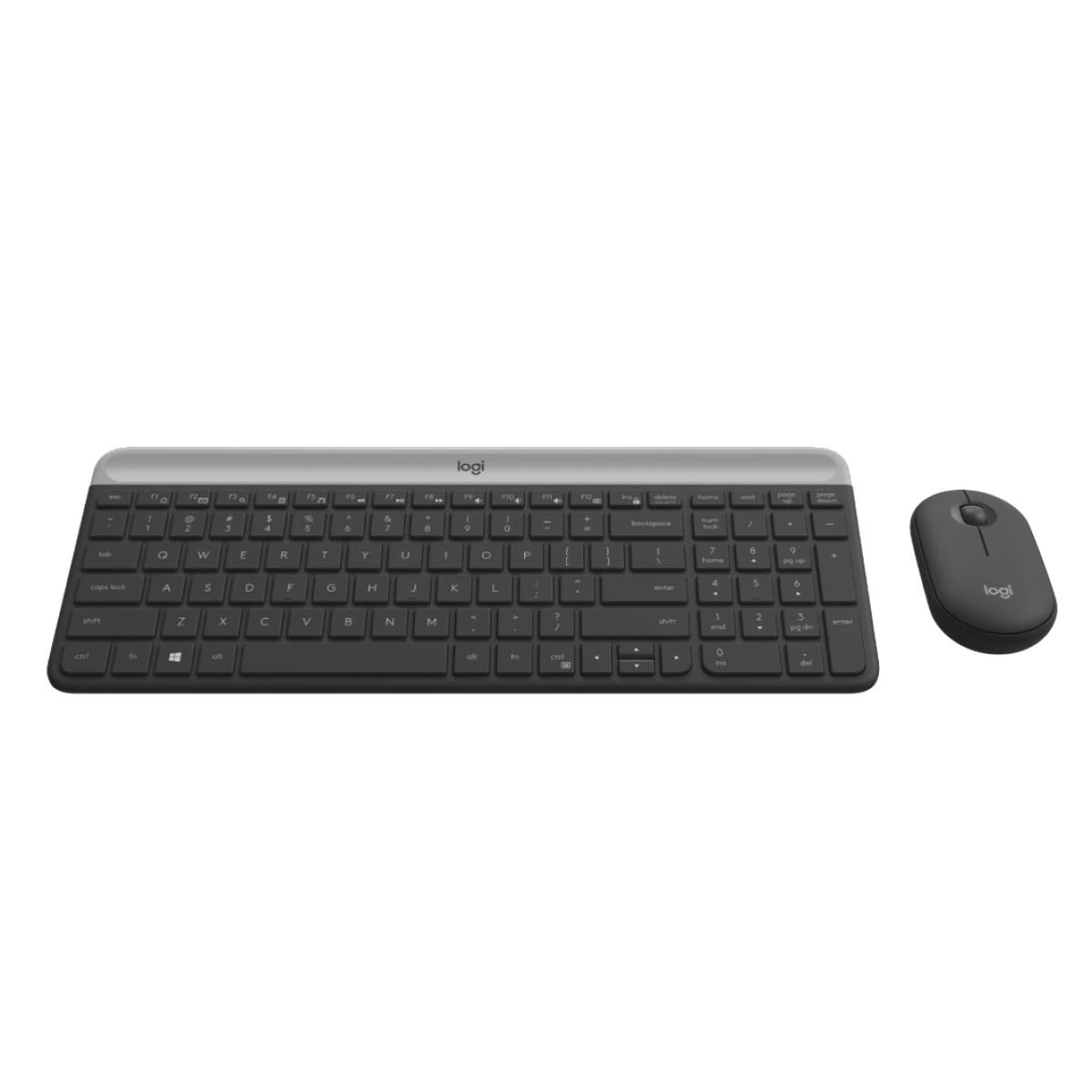 Logitech MK470 Slim Silent Wireless Keyboard & Mouse COMBO -Black