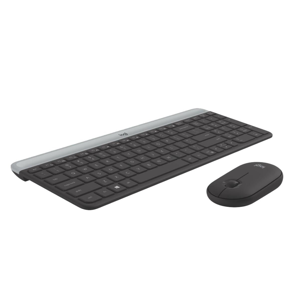 Logitech MK470 Slim Silent Wireless Keyboard & Mouse COMBO -Black