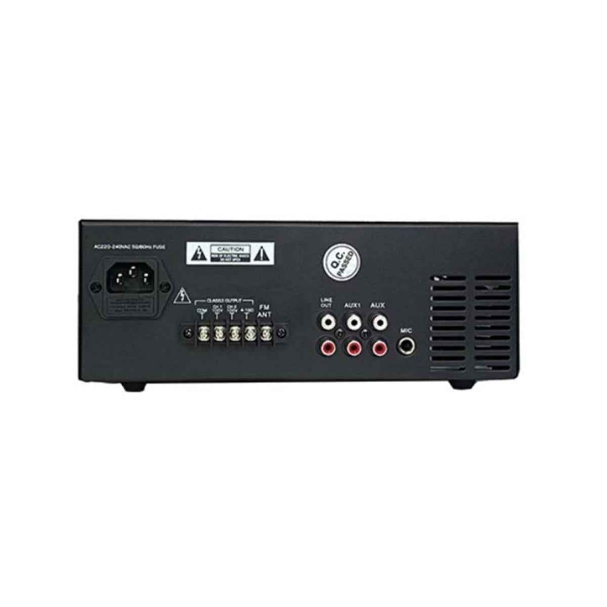 AISP MP-260 2 Zones Mixer Amplifier with USB/BT/FM/AUX/SD 60W