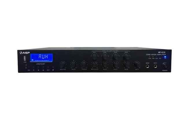 Aisp Mp 4120 4 Zones Mixer Amplifier 120w, audio
