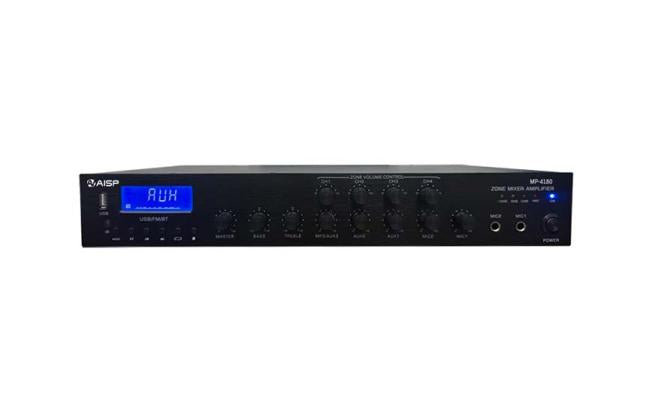 Aisp Mp 4180 4 Zones Mixer Amplifier 180w, audio