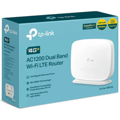TP-Link Archer MR505 AC1200 4G+ Cat6 WiFi Router With Gigabit Port, Sim Slot, Superfast LTE Speed, Internal Antenna, MU-MIMO, Plug & Play