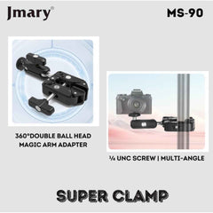 Jmary MS-90 Multi-Functional Clamp Holder for Camera or Phone