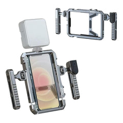 Jmary Ms 98 Aluminum Alloy Smartphone Video Rig Stabilizer Frame Vlogging Cage Kit Wireless Remote Control