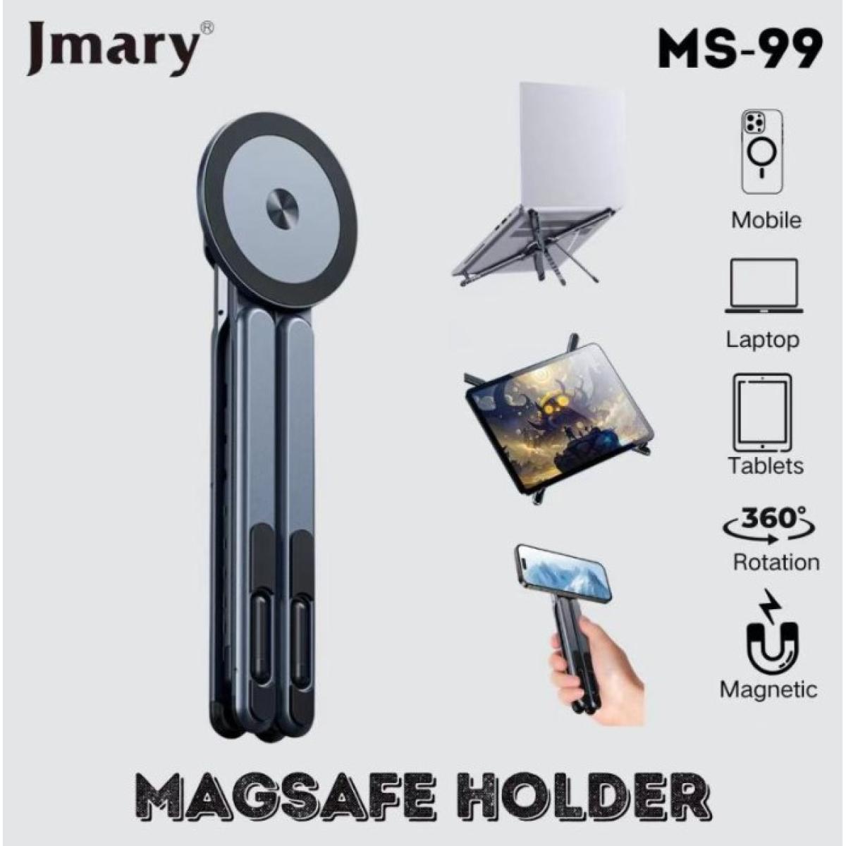 Jmary MS - 99 3 in 1 Magentic Aluminum Laptop Stand Holder, Size(181*58*19.6mm). MS99