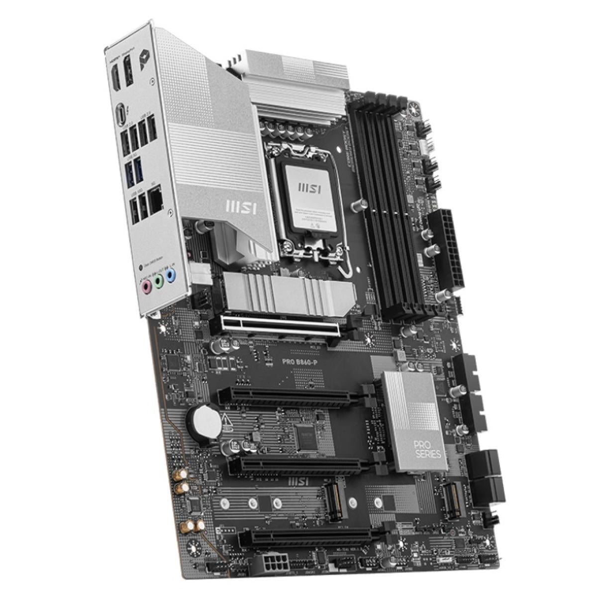 MSI PRO B860 - P Intel Core Ultra (Series 2), LGA 1851/DDR5/PCIe 5.0/3xM.2 - ATX Gaming MotherBoard