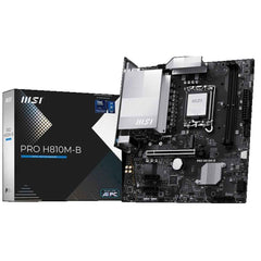 MSI PRO H810M-B, Intel Core Ultra (Series 2), LGA 1851/DDR5/PCIe 5.0/1xM.2 - mATX Gaming MotherBoard | PRO H810M-B |