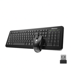 Meetion C4120 Wireless Keyboard & Mouse Combo Kit- Black