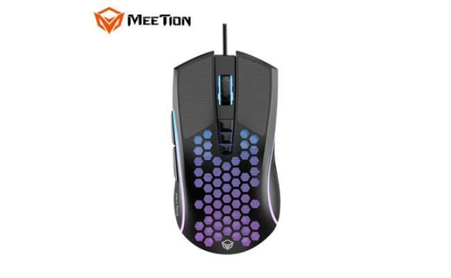 Meetion Mt GM015 Lightweight Honeycomb Gaming Mouse, RGB